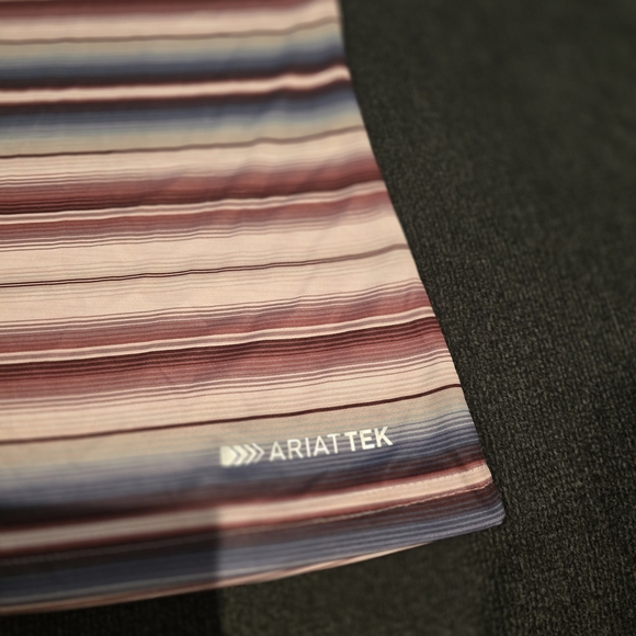 Ariat Multicolor Striped V-Neck Tee - Picture 7 of 10